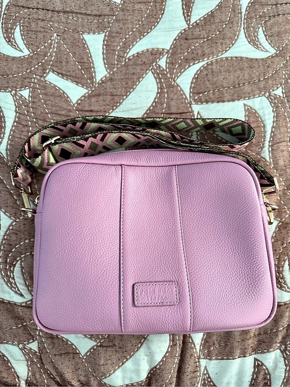 Pompom London Pink Crossbody Bag